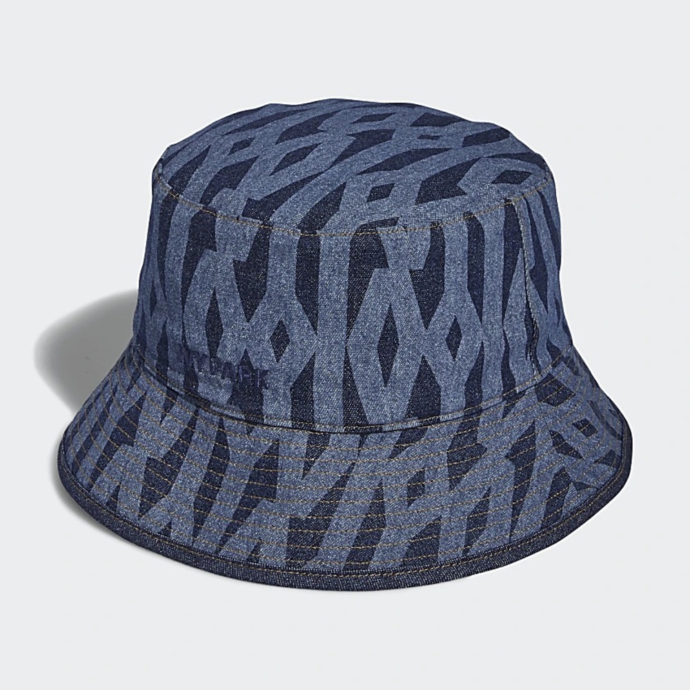 Adidas x Ivy Park Monogram Bucket Hat in Dark Blue - Picture 2 of 5